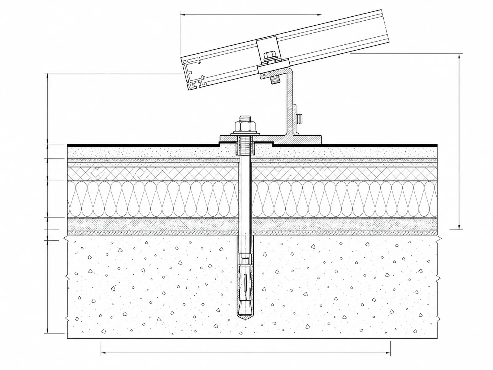 机械固定 CAD 安装图